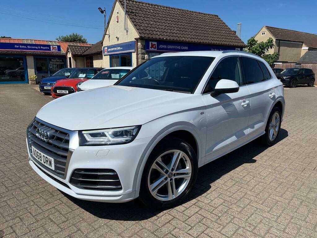 Audi Q5 2.0 Tdi 40 S Line S Tronic Quattro Euro 6 S S A068ORW White