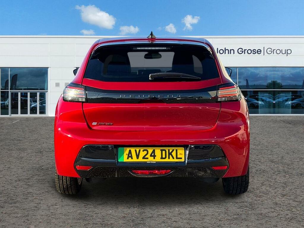 Peugeot e-208 100Kw Allure 50Kwh Hatchback AV24DKL Red #4