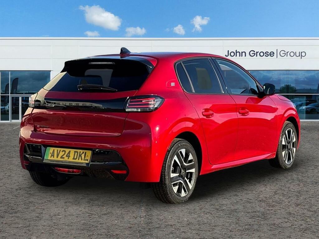 Peugeot e-208 100Kw Allure 50Kwh Hatchback AV24DKL Red #3