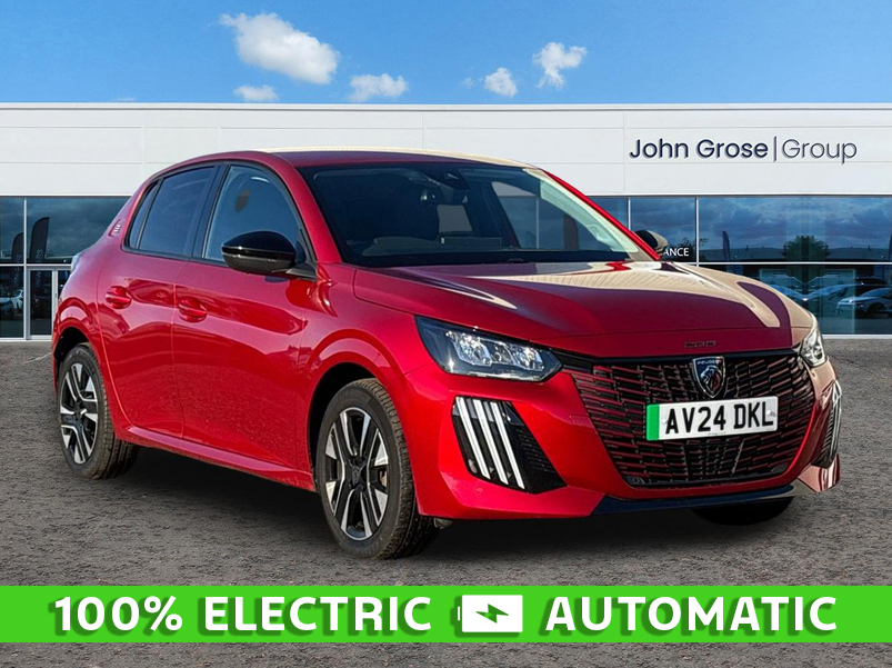 Peugeot e-208 100Kw Allure 50Kwh Hatchback Red
