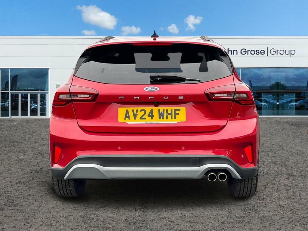 Ford Focus 1.0 Ecoboost Hybrid Mhev 155 Active X Hat AV24WHF Red #4