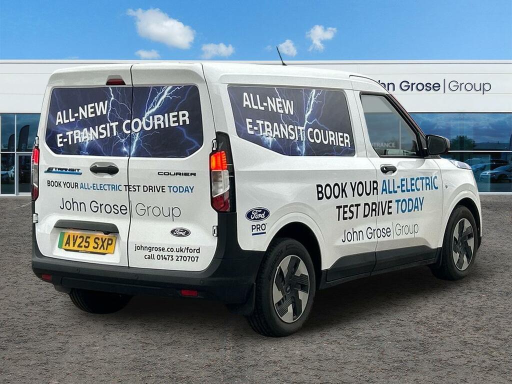 Ford Transit Courier 100Kw 43Kwh Trend Van Panel Van AV25SXP White #4