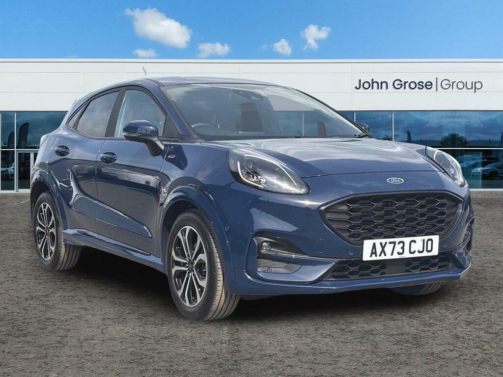 Ford Puma 1.0 Ecoboost Hybrid Mhev St-line Dct Hatchback Blue