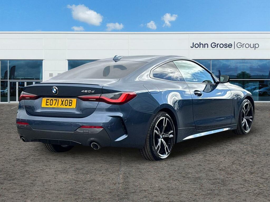 BMW 4 Series Gran Coupe 420D Mht M Sport Step Coupe EO71XOB Blue #3