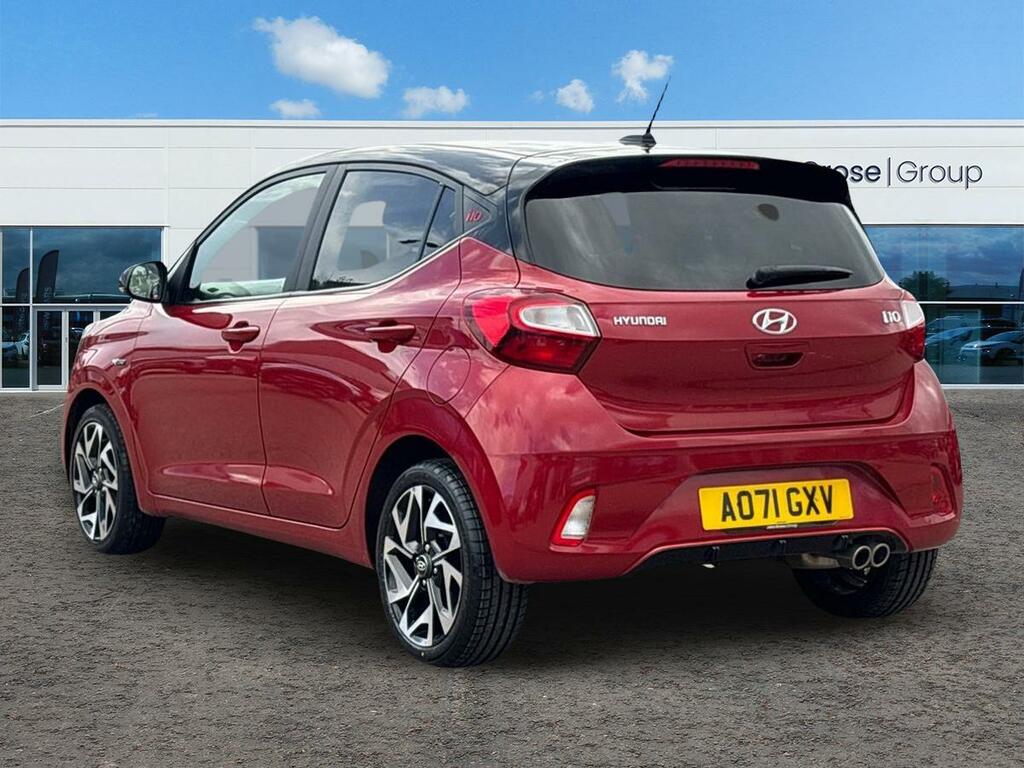 Hyundai I10 1.0 T-gdi N Line Hatchback AO71GXV Red #5