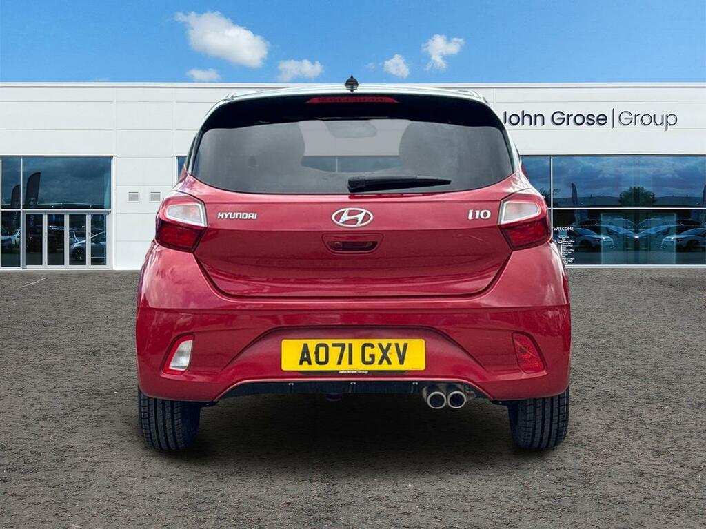 Hyundai I10 1.0 T-gdi N Line Hatchback AO71GXV Red #4