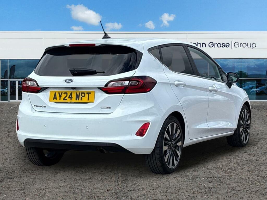Ford Fiesta 1.0 Ecoboost Hbd Mhev 125 Titanium X Hatchback AY24WPT White #3