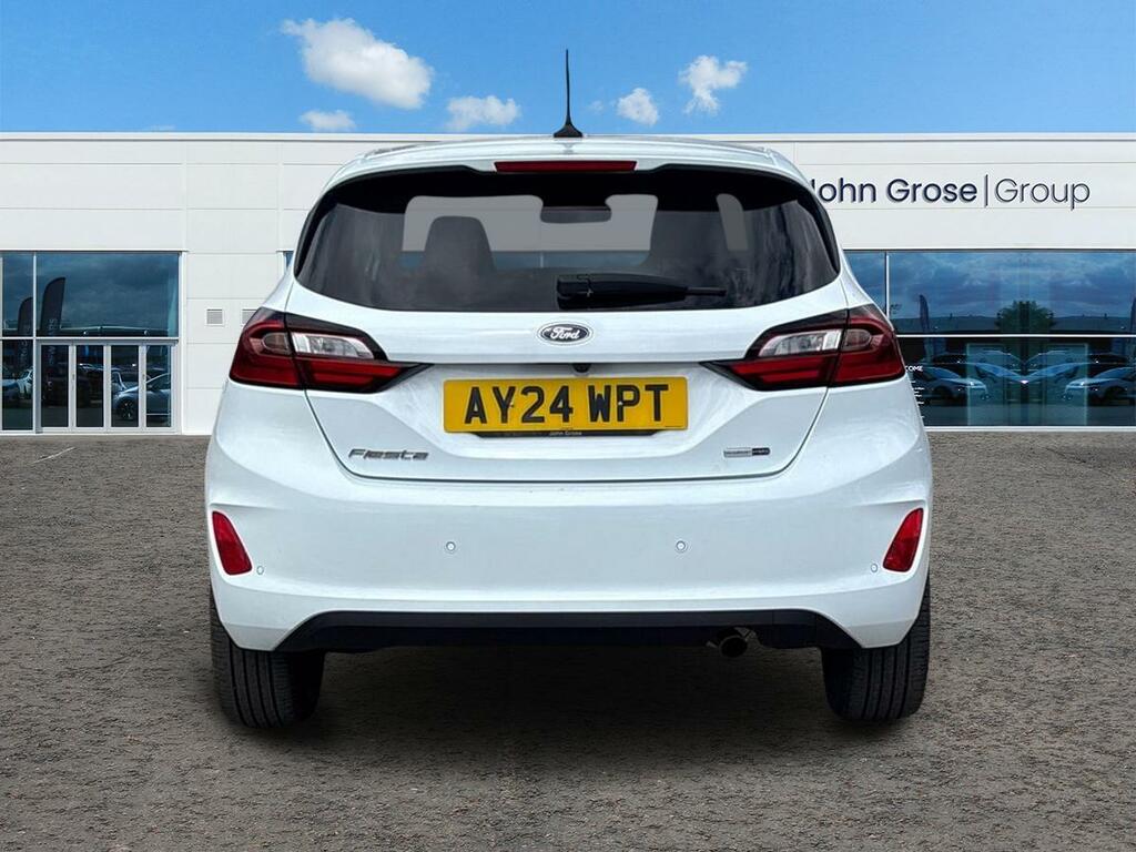 Ford Fiesta 1.0 Ecoboost Hbd Mhev 125 Titanium X Hatchback AY24WPT White #4