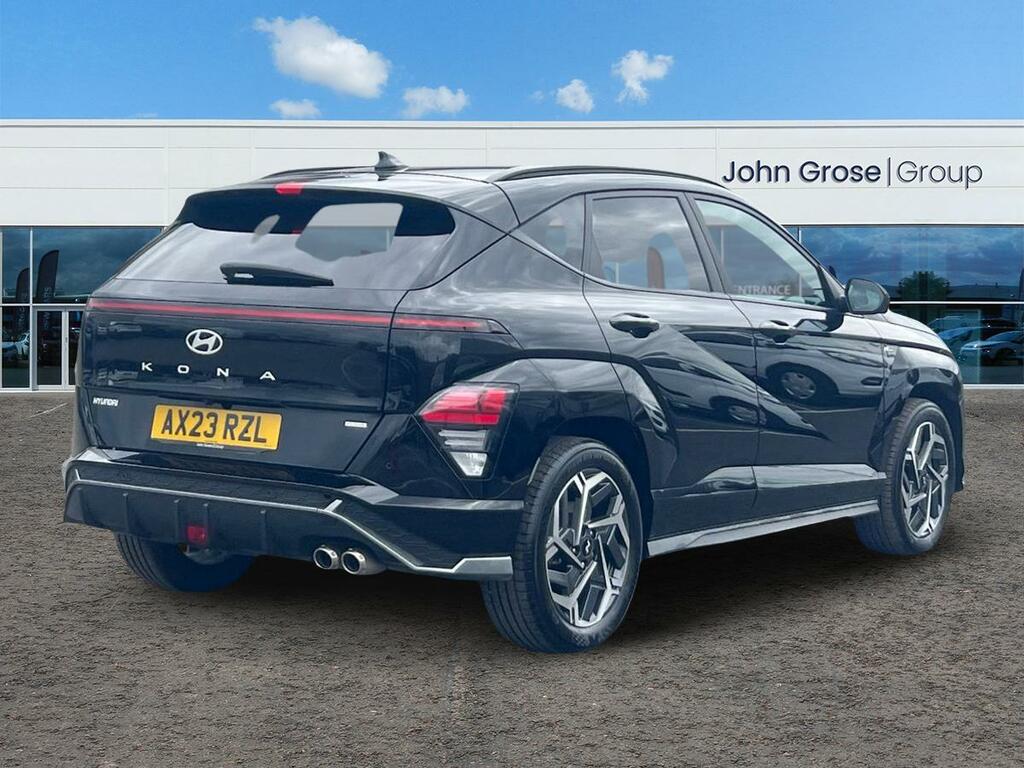 Hyundai Kona 1.6 Gdi Hybrid N Line S Dct Hatchback AX23RZL Black #3