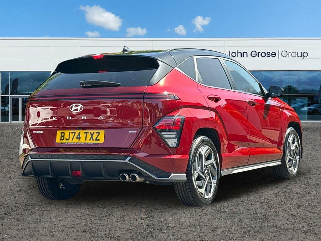 Hyundai Kona 1.6 Gdi Hybrid N Line S Dct Hatchback BJ74TXZ Red #3