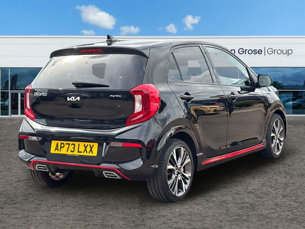 Kia Picanto 1.0 Gt-line 4 Seats Hatchback AP73LXX Black #3