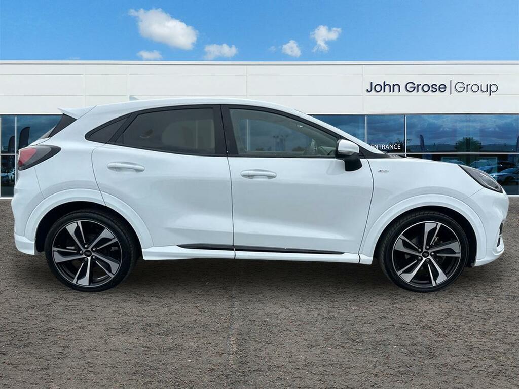 Ford Puma 1.0 Ecoboost Hybrid Mhev St-line X Hatchback GX21MMF White #2