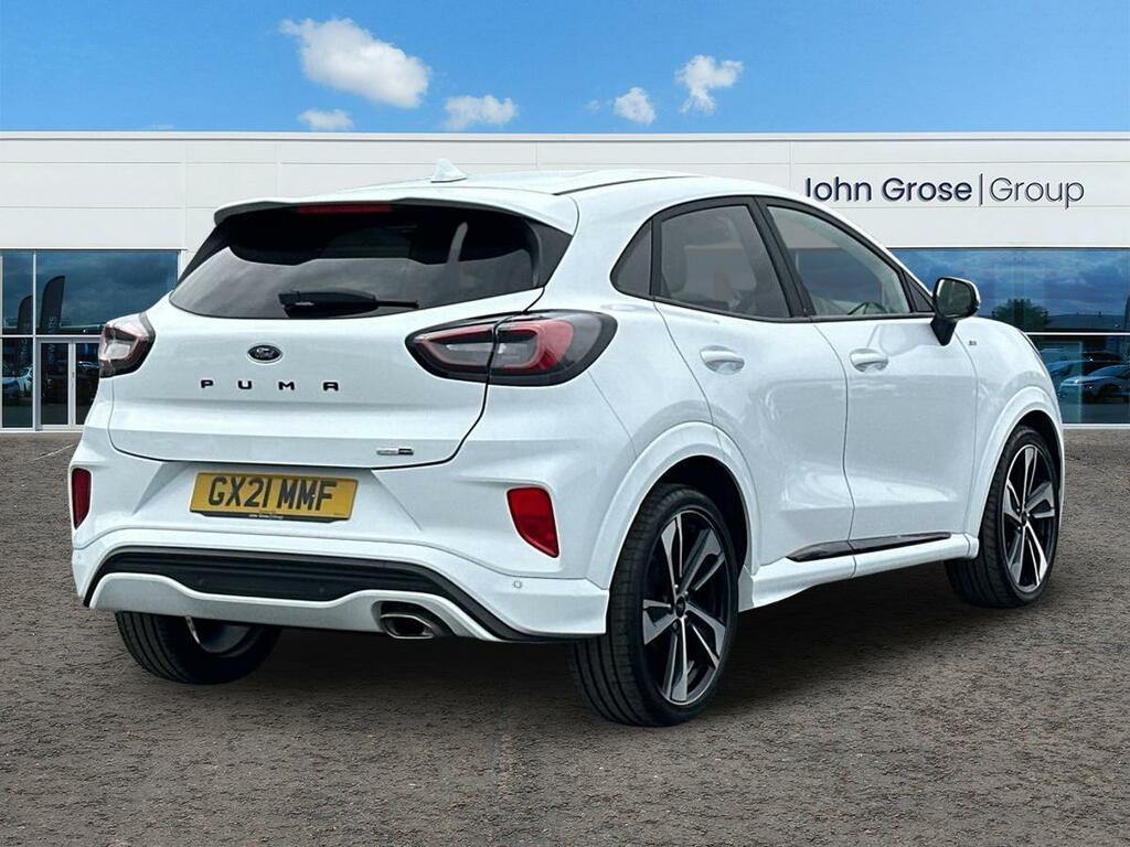 Ford Puma 1.0 Ecoboost Hybrid Mhev St-line X Hatchback GX21MMF White #3