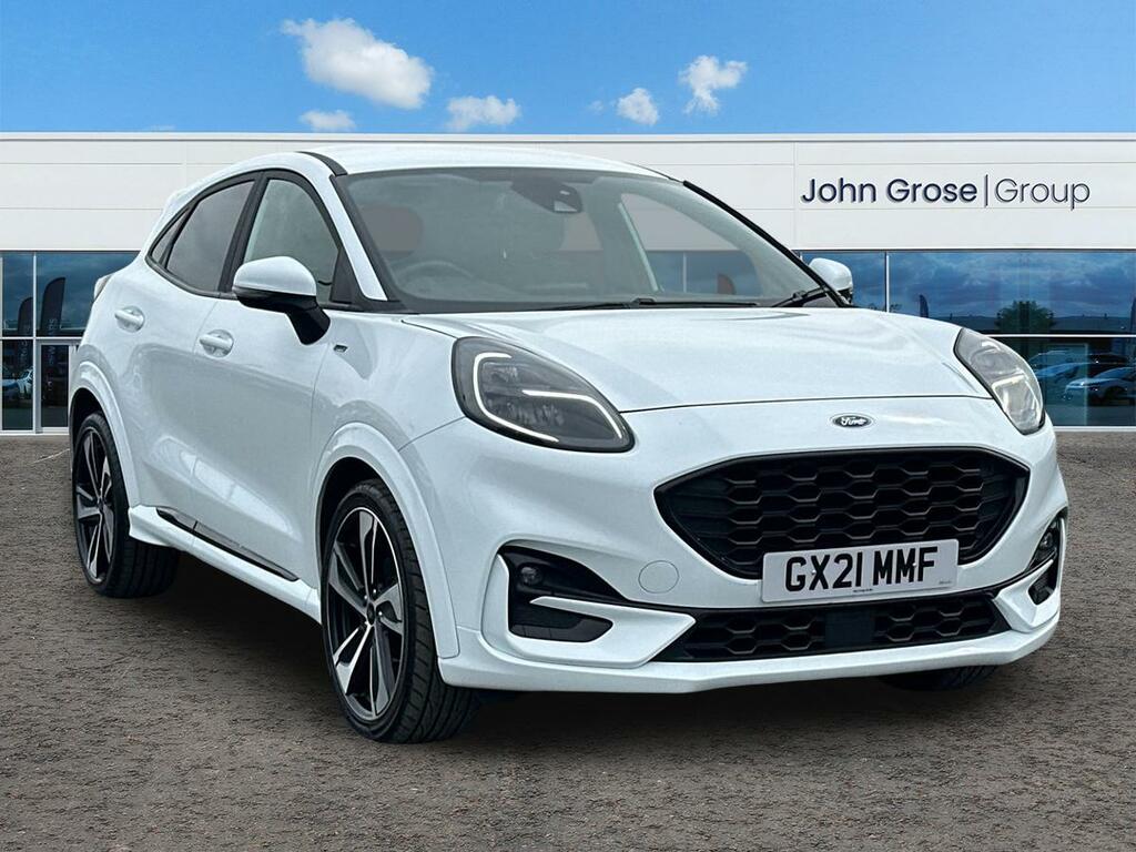 Ford Puma 1.0 Ecoboost Hybrid Mhev St-line X Hatchback GX21MMF White