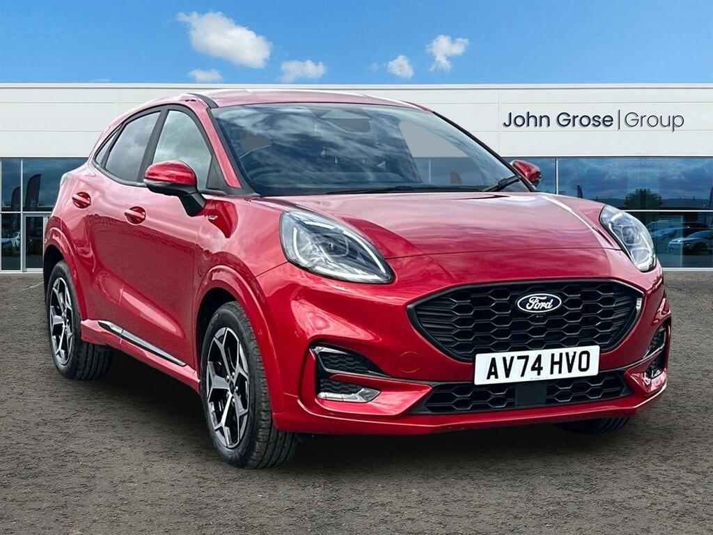 Ford Puma 1.0 Ecoboost Hybrid Mhev St-line Dct Hatchback AV74HVO Red