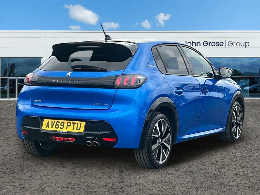 Peugeot 208 1.2 Puretech 130 Gt Line Eat8 Hatchback AV69PTU Blue #3