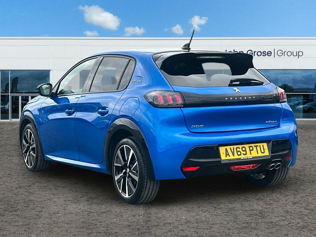 Peugeot 208 1.2 Puretech 130 Gt Line Eat8 Hatchback AV69PTU Blue #5