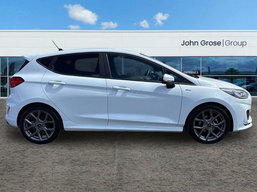 Ford Fiesta 1.0 Ecoboost St-line Hatchback White #2