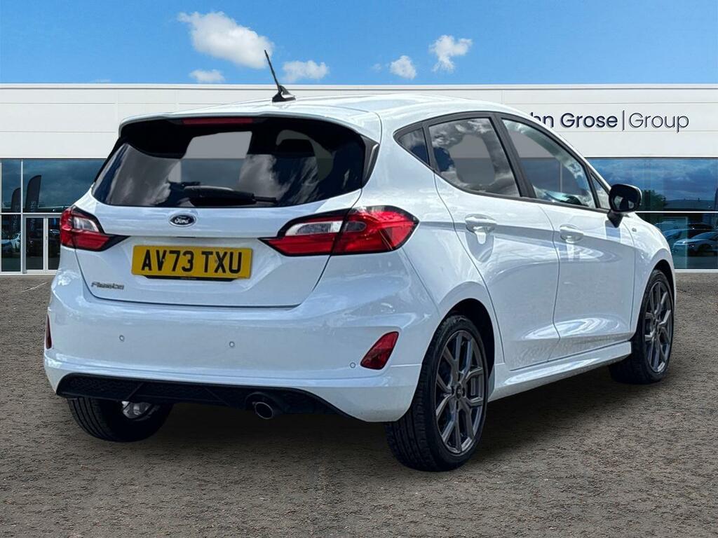 Ford Fiesta 1.0 Ecoboost St-line Hatchback White #3