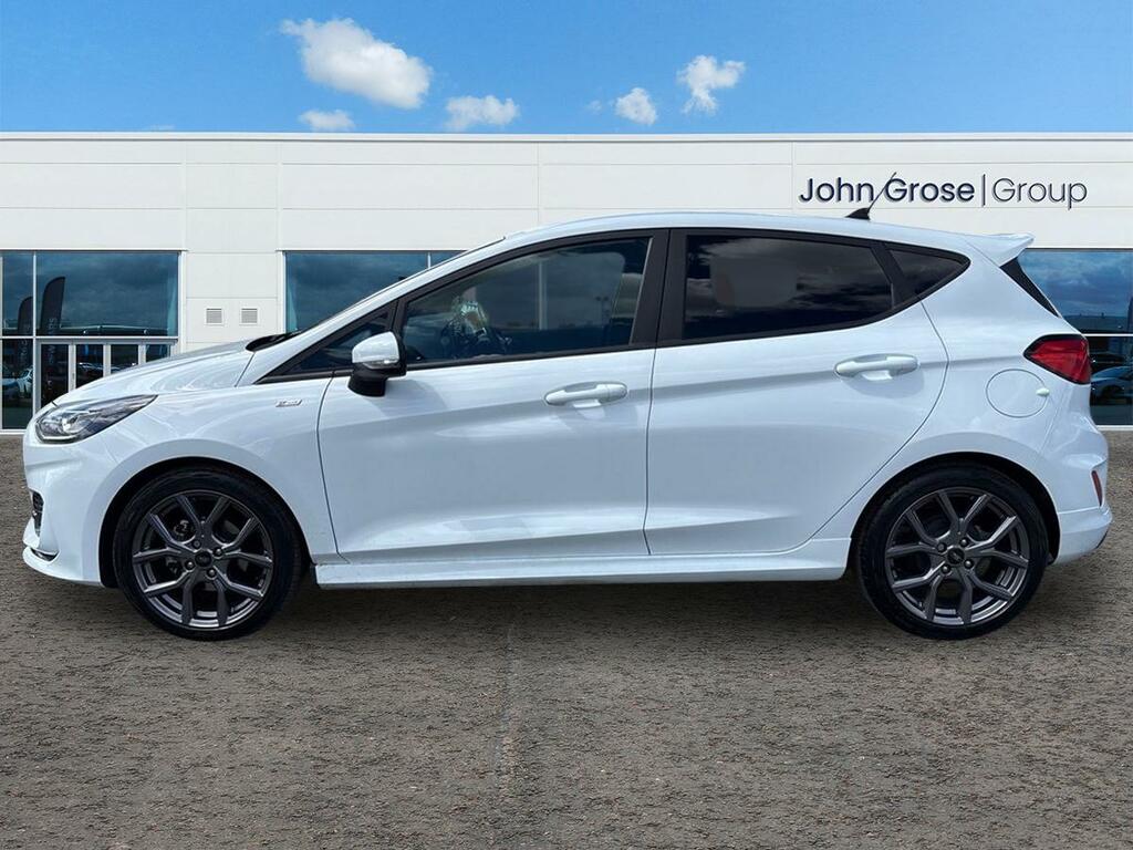 Ford Fiesta 1.0 Ecoboost St-line Hatchback White #6