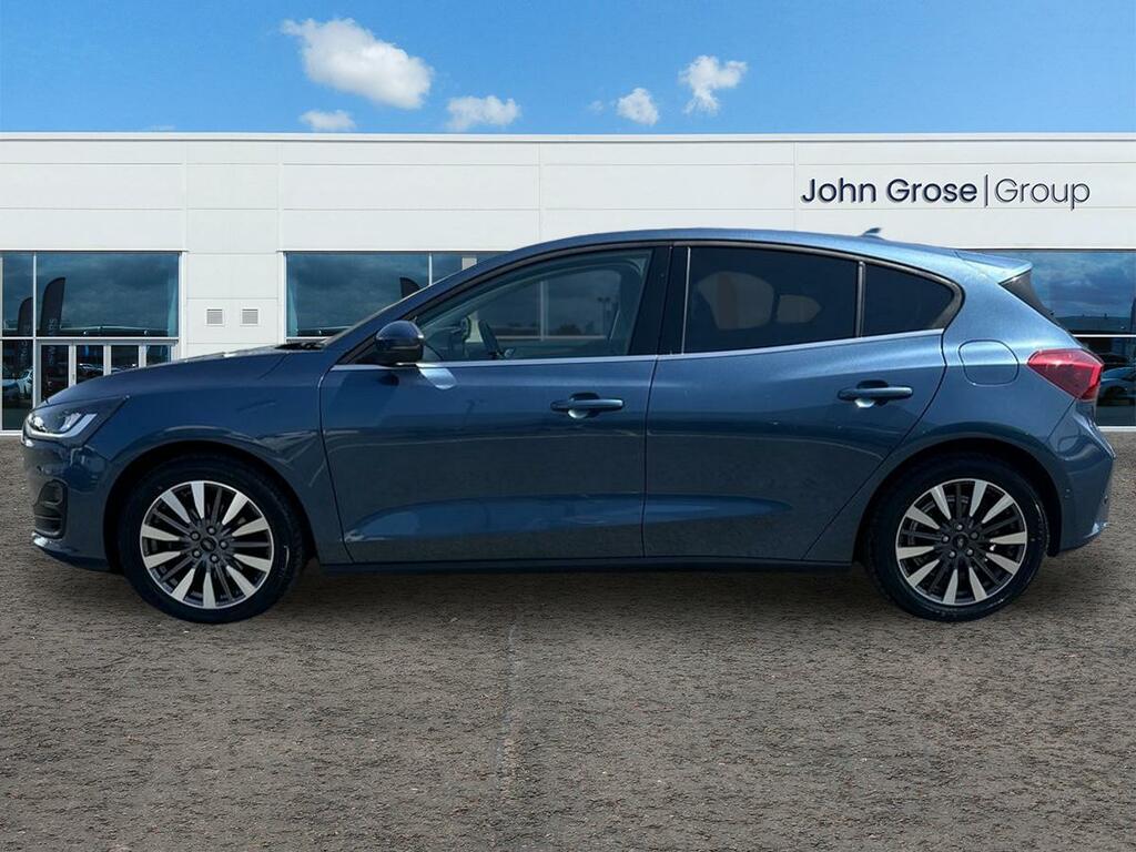 Ford Focus 1.0 Ecoboost Hybrid Mhev 155 Titanium X Hatchb AV73KHJ Blue #6
