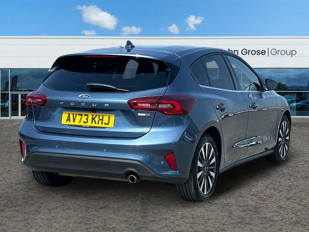 Ford Focus 1.0 Ecoboost Hybrid Mhev 155 Titanium X Hatchb AV73KHJ Blue #3