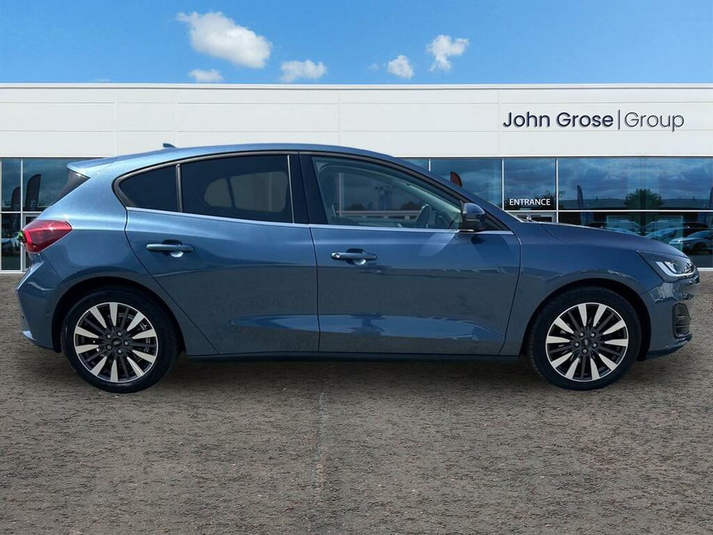 Ford Focus 1.0 Ecoboost Hybrid Mhev 155 Titanium X Hatchb AV73KHJ Blue #2