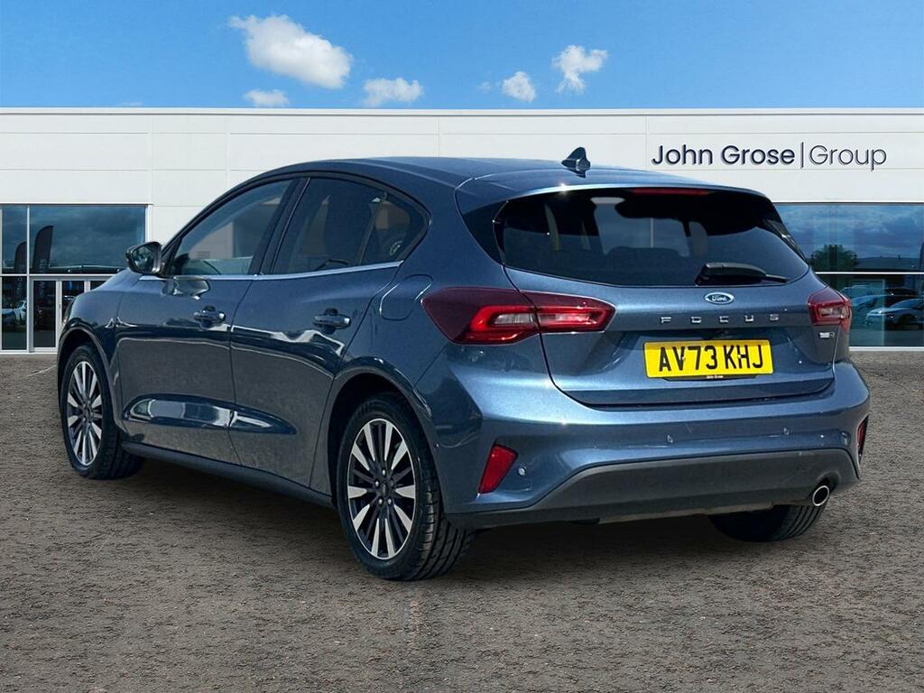 Ford Focus 1.0 Ecoboost Hybrid Mhev 155 Titanium X Hatchb AV73KHJ Blue #5