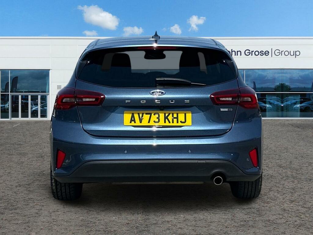Ford Focus 1.0 Ecoboost Hybrid Mhev 155 Titanium X Hatchb AV73KHJ Blue #4