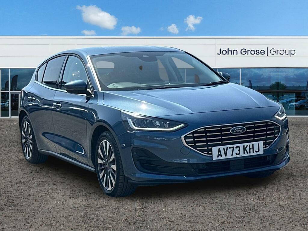 Ford Focus 1.0 Ecoboost Hybrid Mhev 155 Titanium X Hatchb Blue