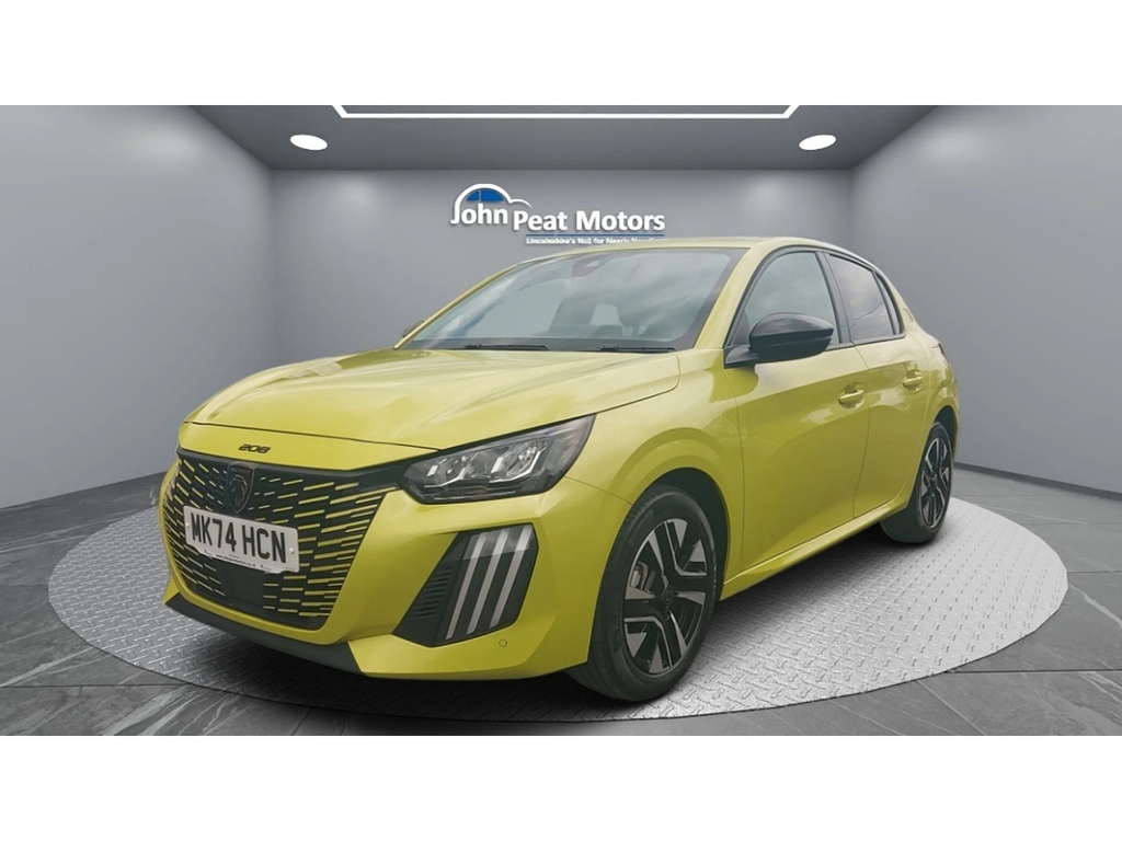 Peugeot 208 Puretech Allure MK74HCN Yellow