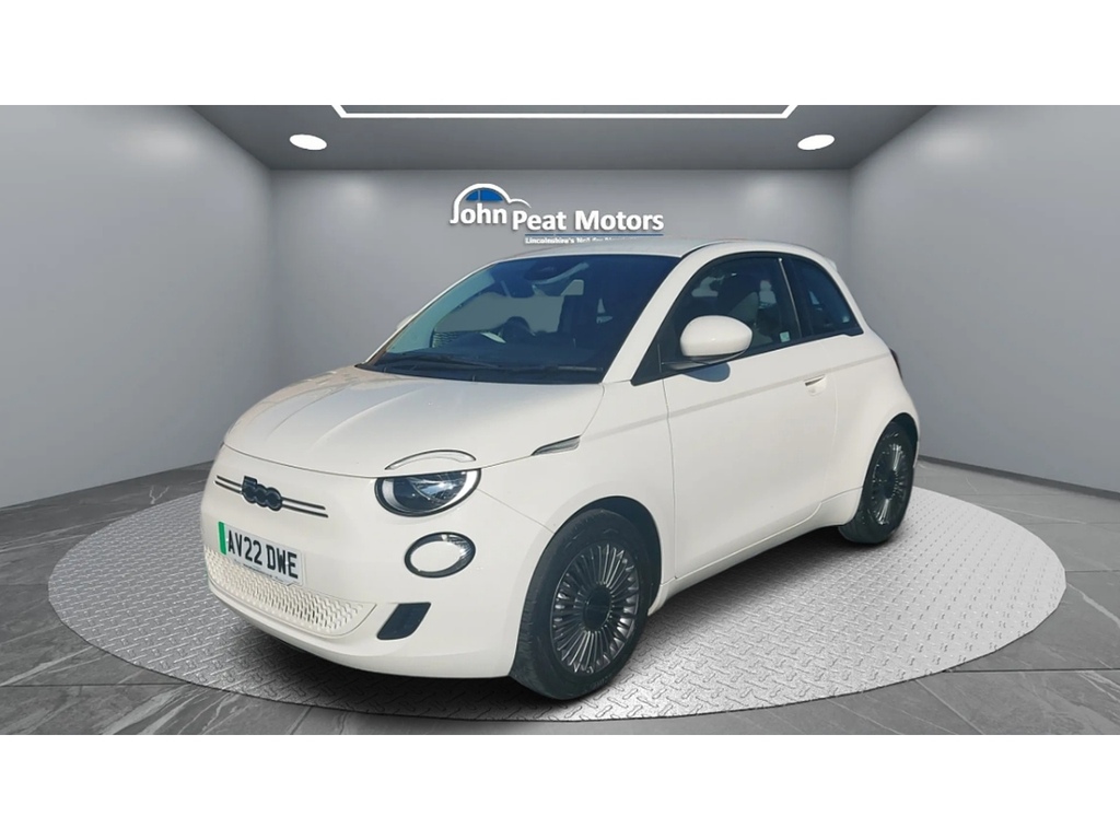 Fiat 500E Icon White