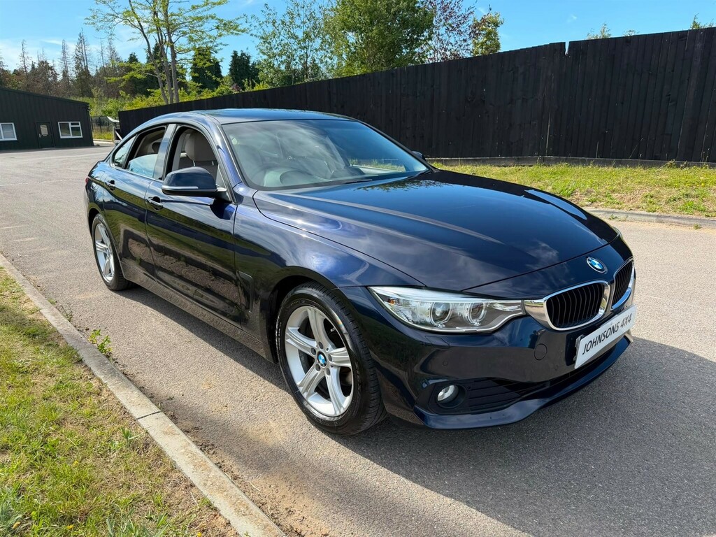 BMW 4 Series Hatchback Blue #2