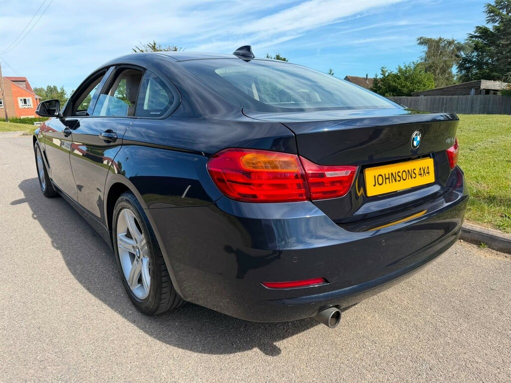 BMW 4 Series Hatchback Blue #4