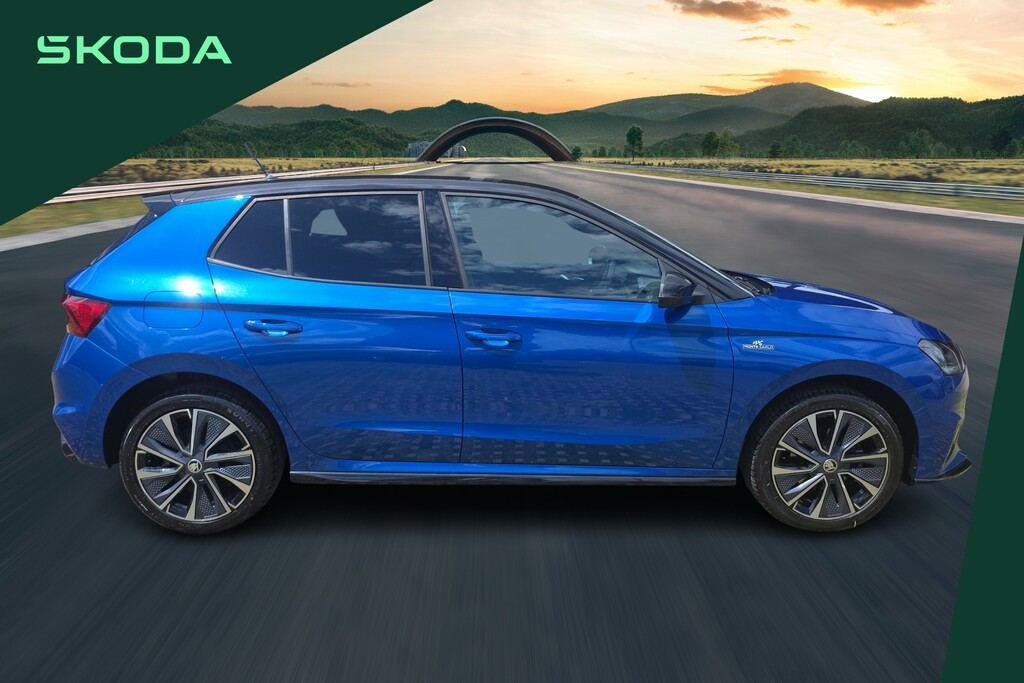Skoda Fabia 1.0 Tsi 110 Monte Carlo YT73LLM Blue #4
