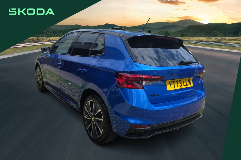 Skoda Fabia 1.0 Tsi 110 Monte Carlo YT73LLM Blue #3