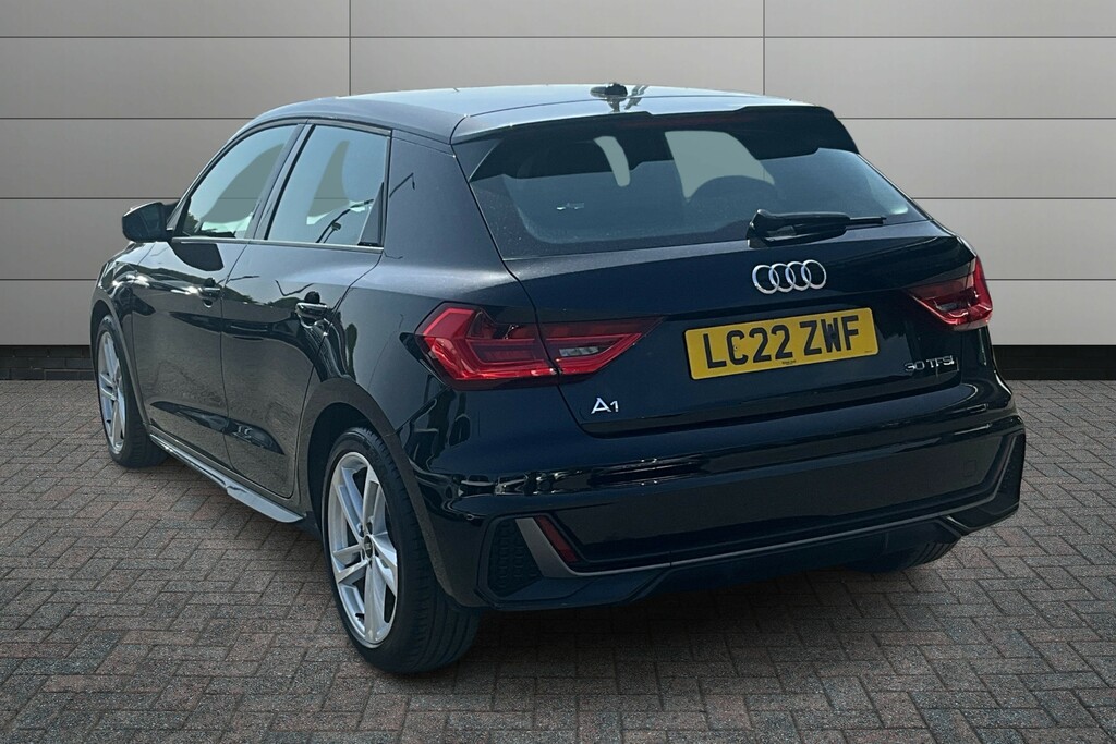 Audi A1 30 Tfsi 110 S Line LC22ZWF Black #3