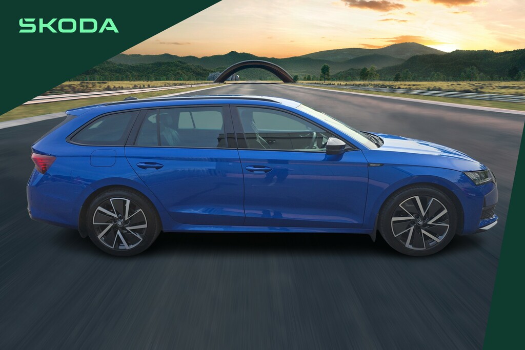 Skoda Octavia 1.5 Tsi 150 E-tec Sportline Dsg Blue #4