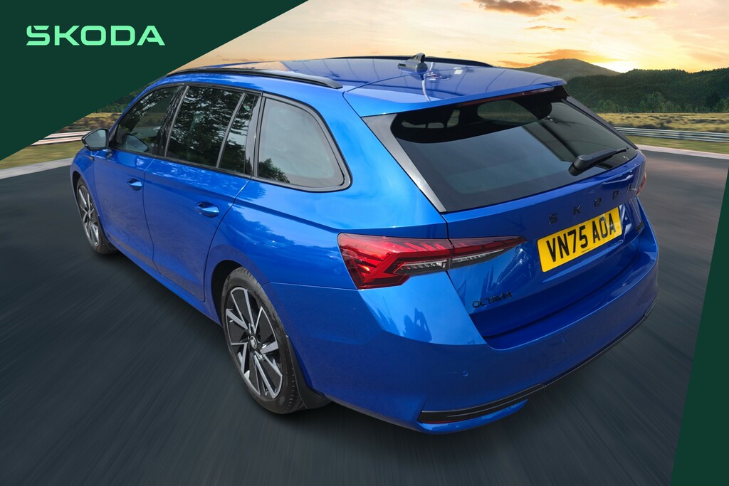 Skoda Octavia 1.5 Tsi 150 E-tec Sportline Dsg Blue #3