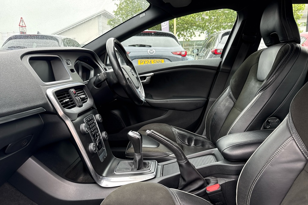 Volvo V40 T3 152 R Design Nav Plus WG67NFA Grey #6