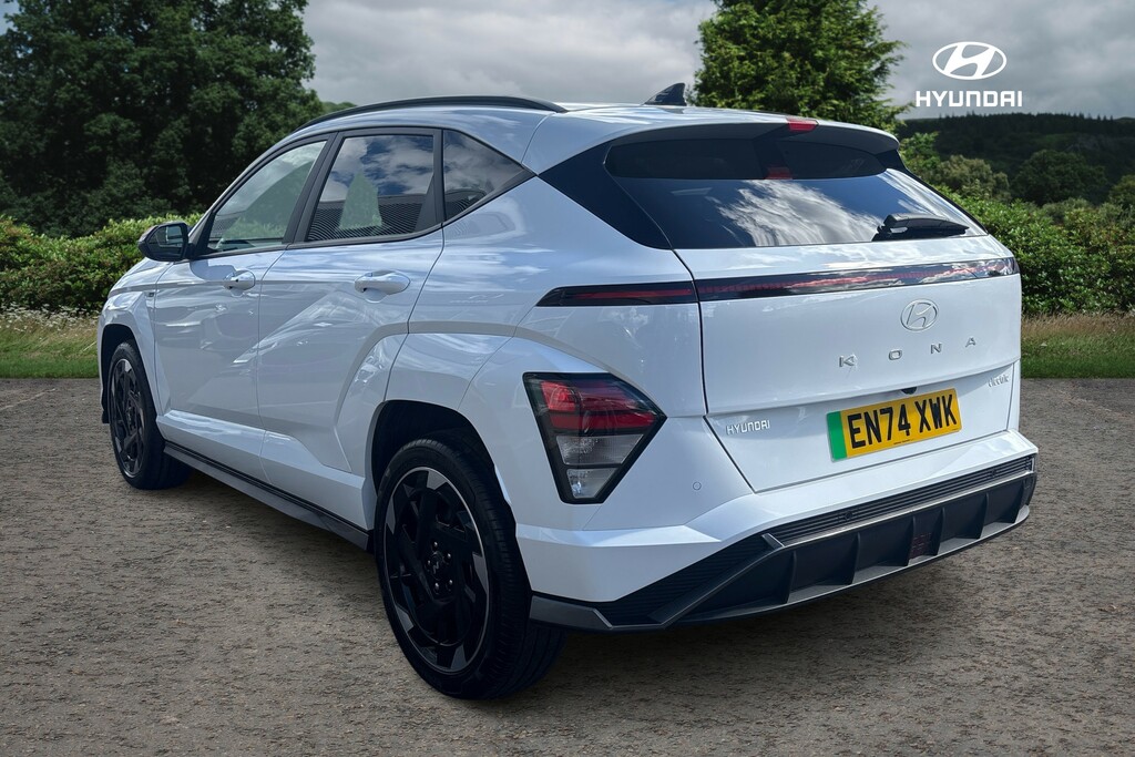 Hyundai Kona N Line EN74XWK White #2
