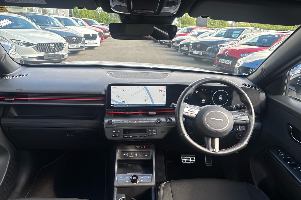 Hyundai Kona N Line EN74XWK White #3
