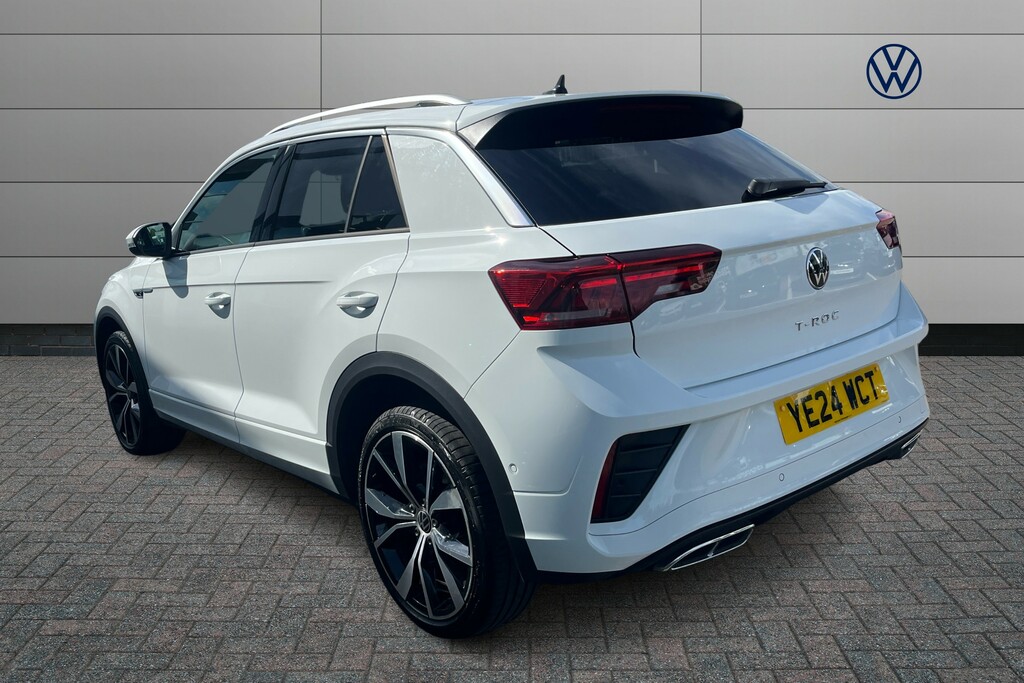 Volkswagen T-Roc 1.5 Tsi R-line Dsg YE24WCT White #3