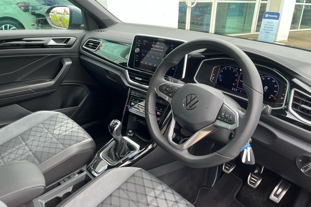 Volkswagen T-Roc 1.5 Tsi R-line BV25XCK Blue #6