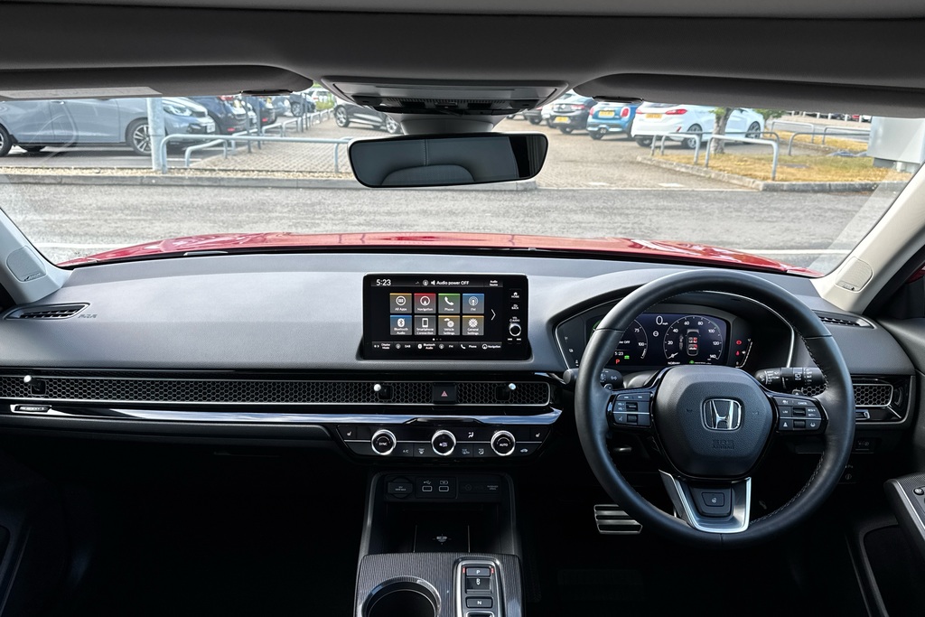 Honda Civic 2.0 Ehev Advance Cvt Red #3