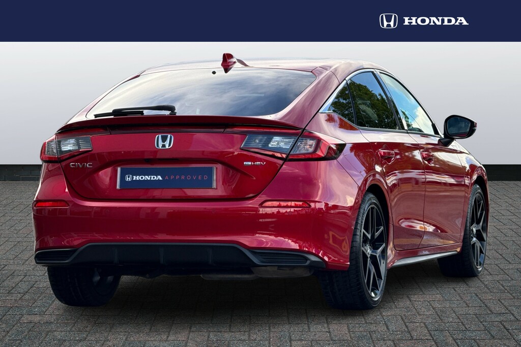 Honda Civic 2.0 Ehev Advance Cvt Red #5