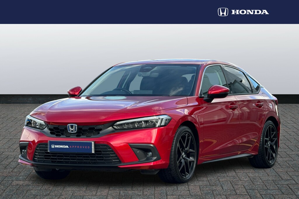 Honda Civic 2.0 Ehev Advance Cvt Red #4