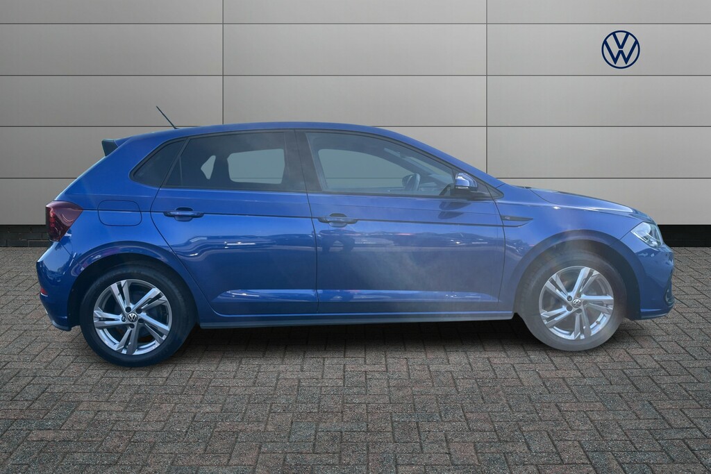 Volkswagen Polo 1.0 Tsi R-line Dsg BM23NWO Blue #4