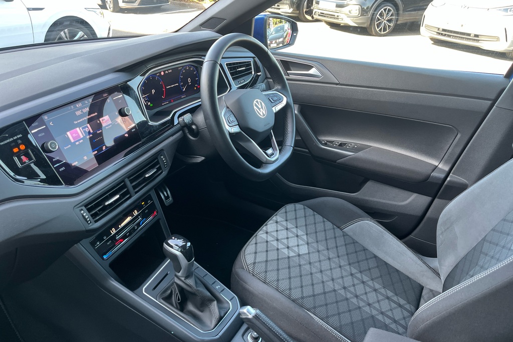 Volkswagen Polo 1.0 Tsi R-line Dsg BM23NWO Blue #2