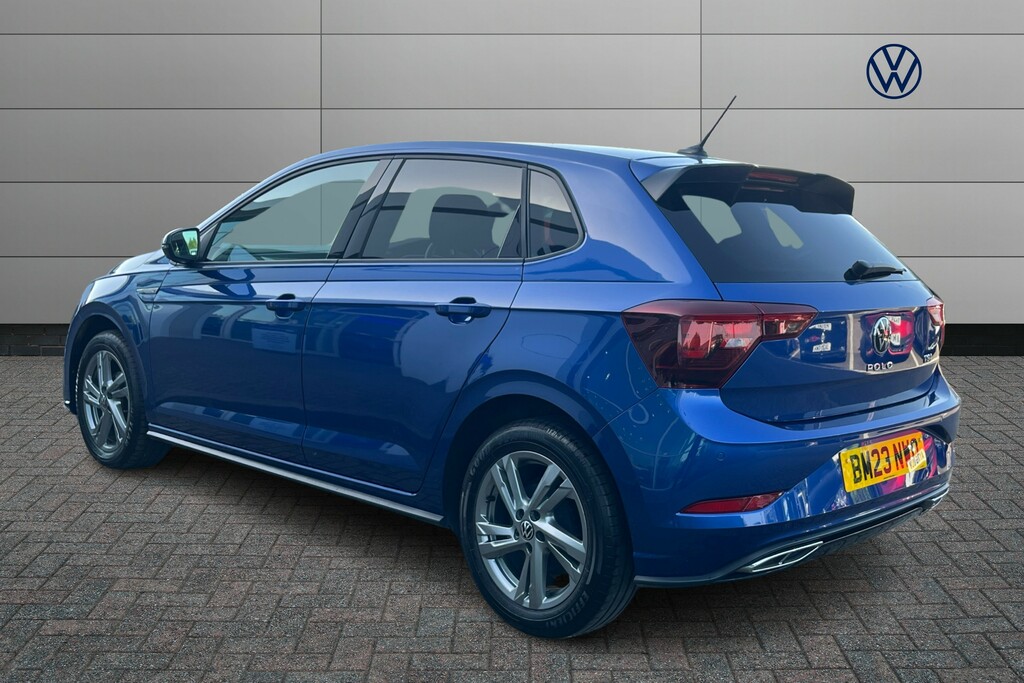 Volkswagen Polo 1.0 Tsi R-line Dsg BM23NWO Blue #3